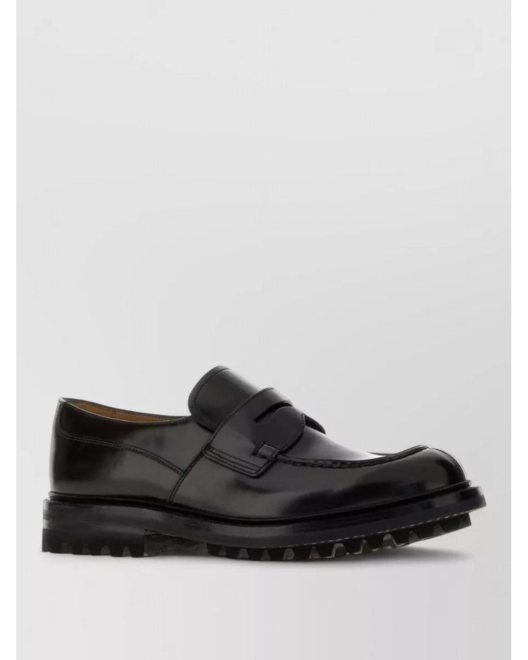 Church's Black Leather Monk Shoes for men