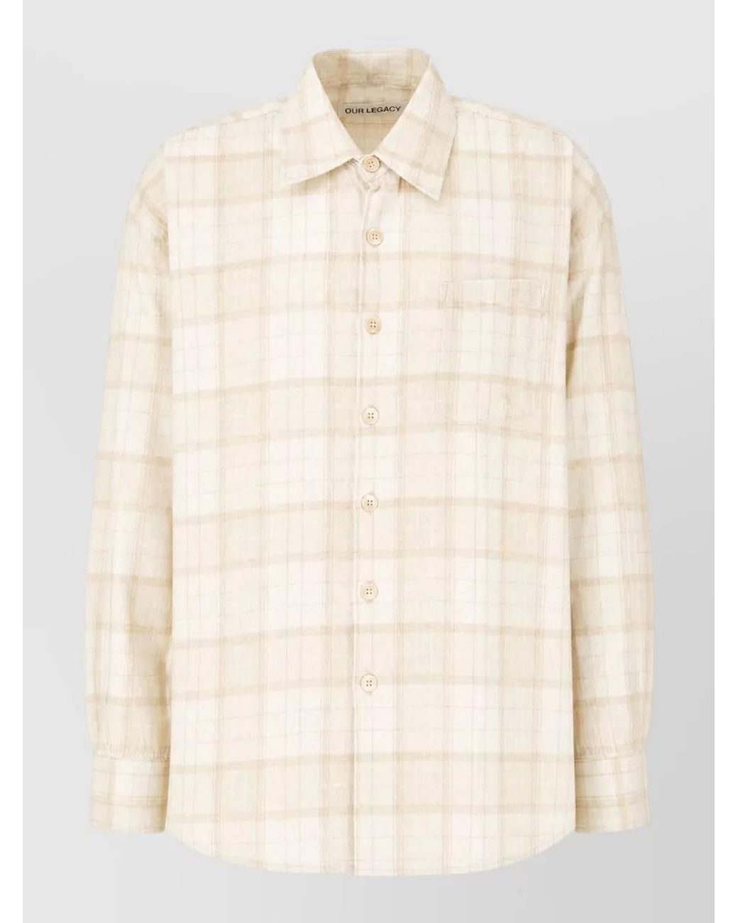Our Legacy Natural Cotton T-Shirt for men