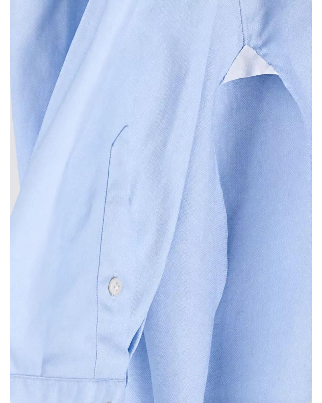 Finamore 1925 Blue Cotton Shirt