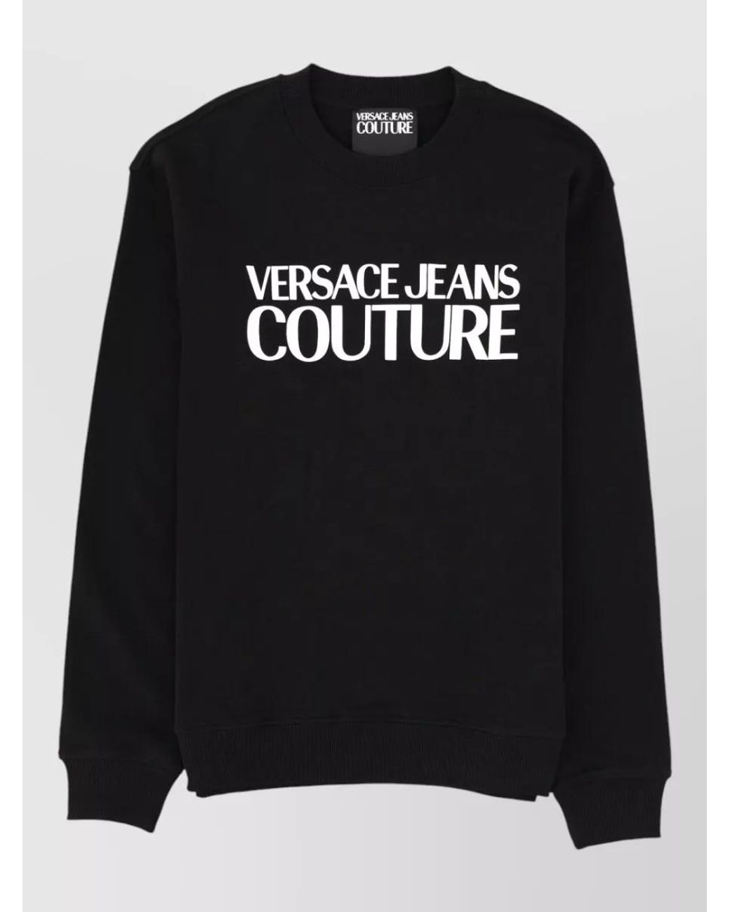 Versace Jeans Couture Black Logo Sweatshirt for men
