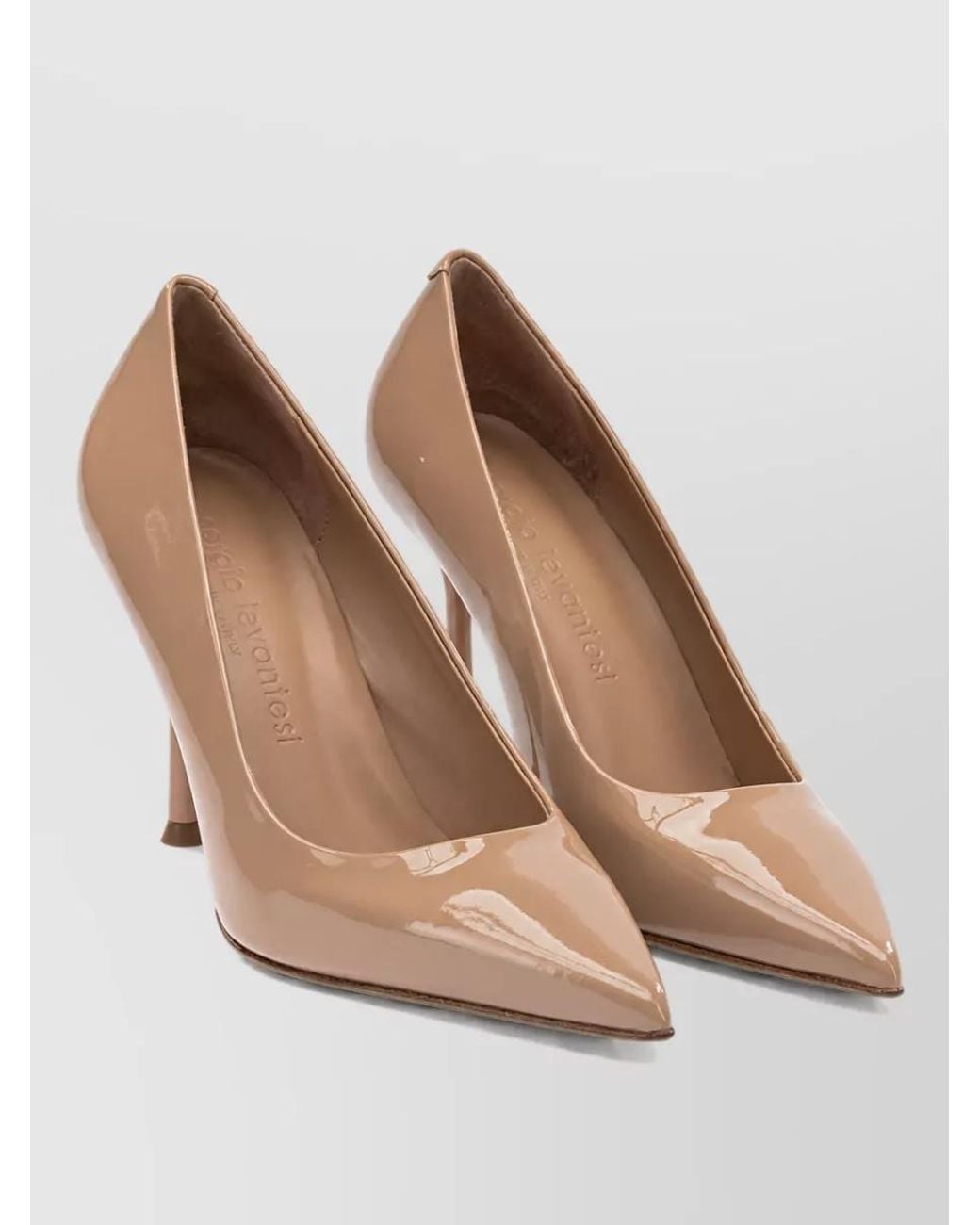 Sergio Levantesi Natural Leather Pumps