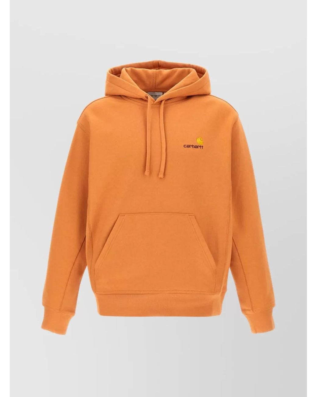Carhartt Orange Oversized Hoodie for men