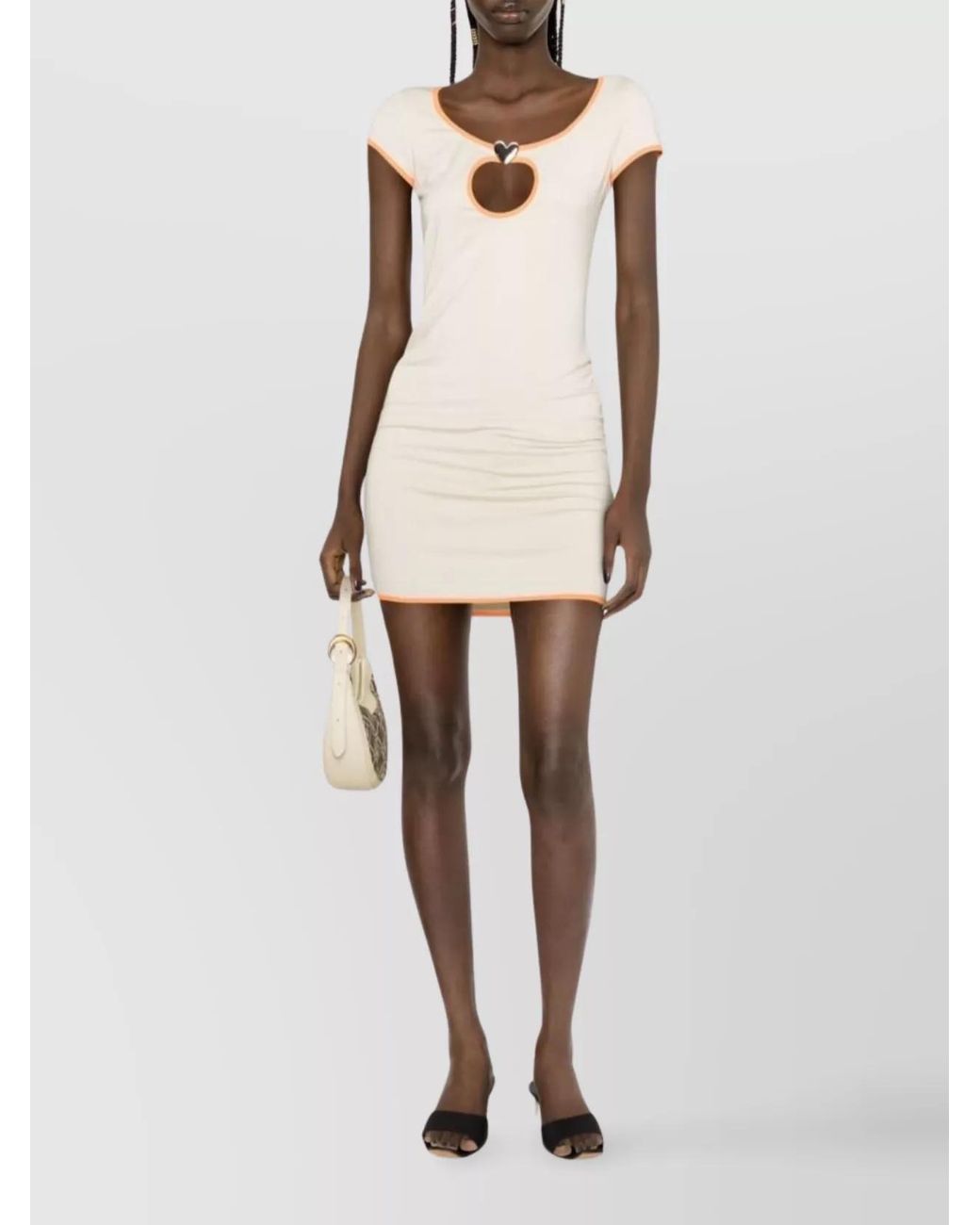 Ambush White Cutout Mini Dress