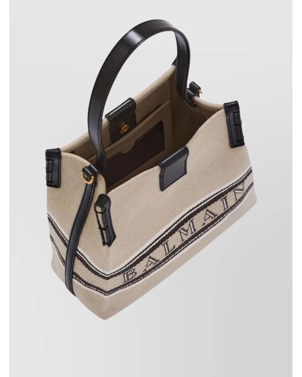 Balmain Natural Release Cotton Shoulder Bag