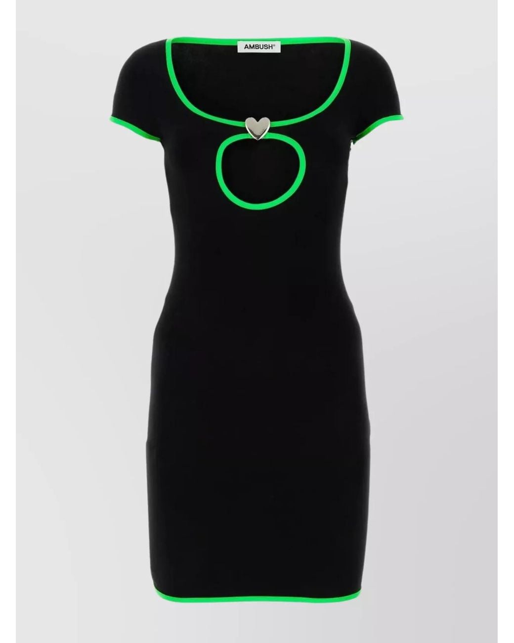 Ambush Black Cutout Mini Dress