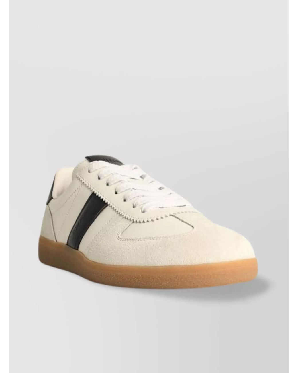 Tom Ford Metallic Leather Low-Top Sneakers for men