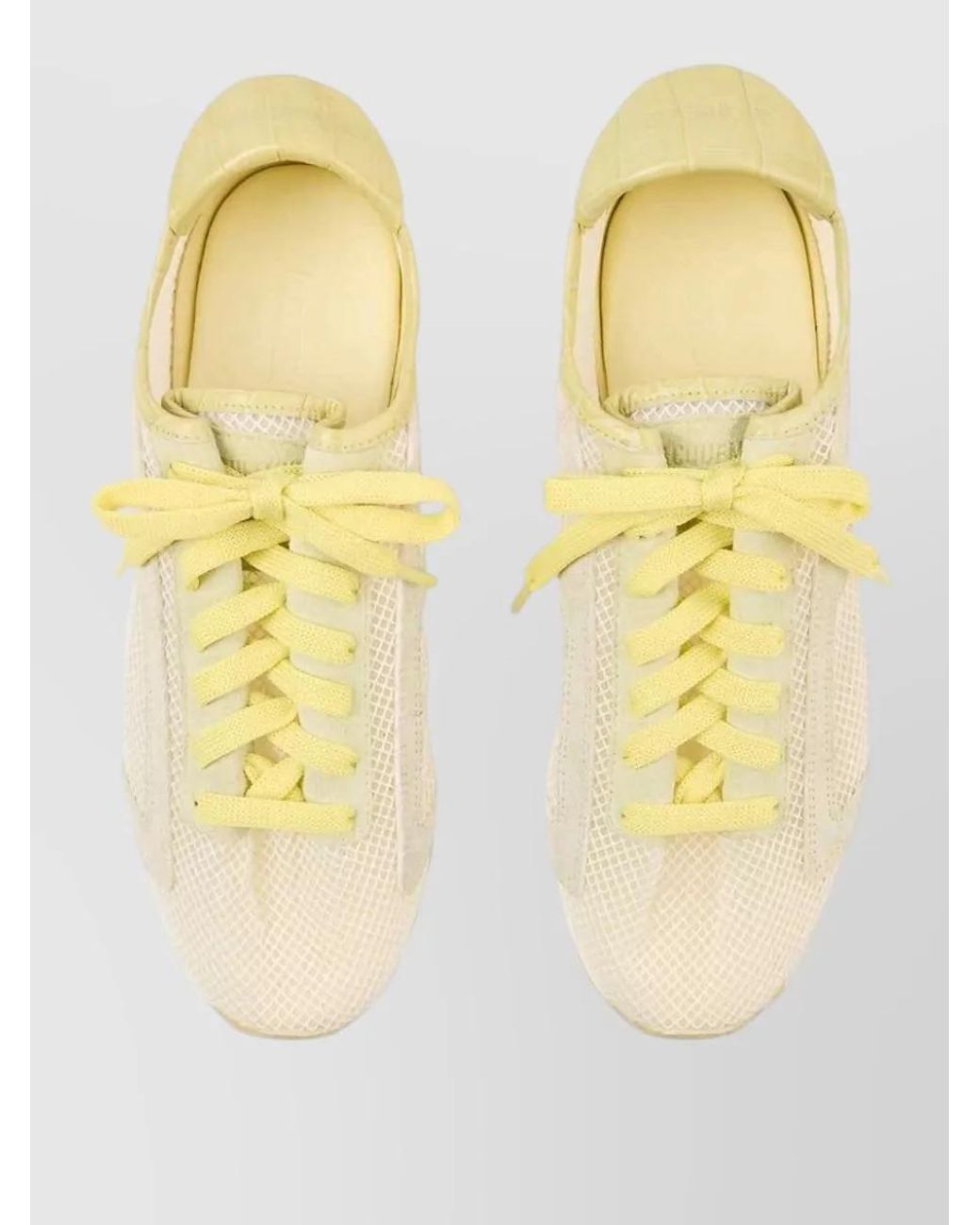Jacquemus Metallic Leather Low-Top Sneakers