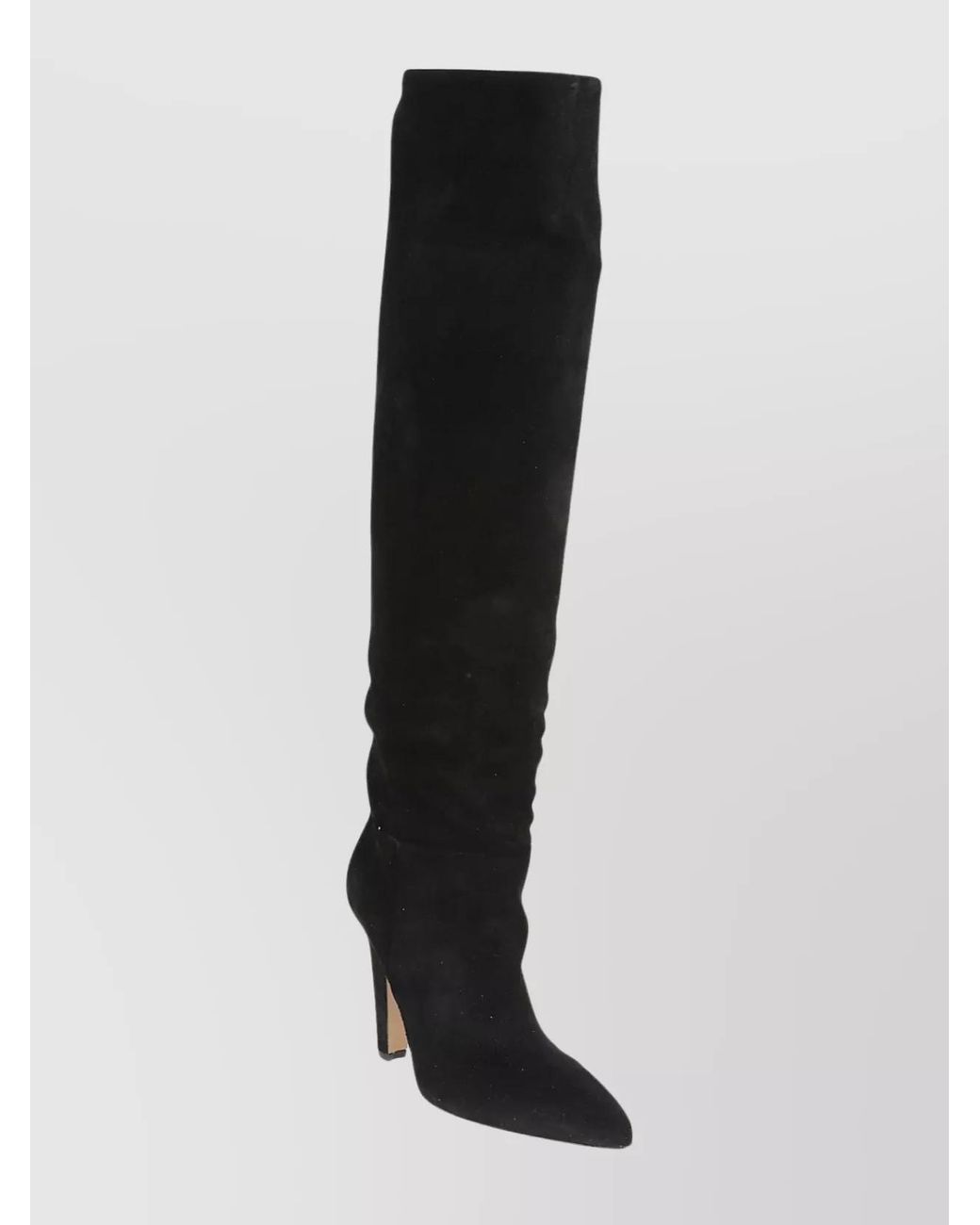 Paris Texas Black Leather Elsa Knee-High Boots