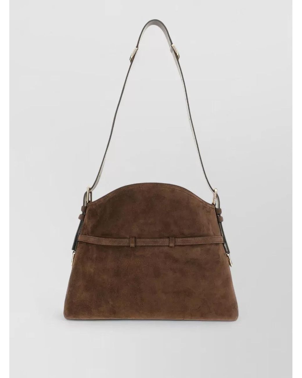 Givenchy Brown Voyou Medium Leather Shoulder Bag