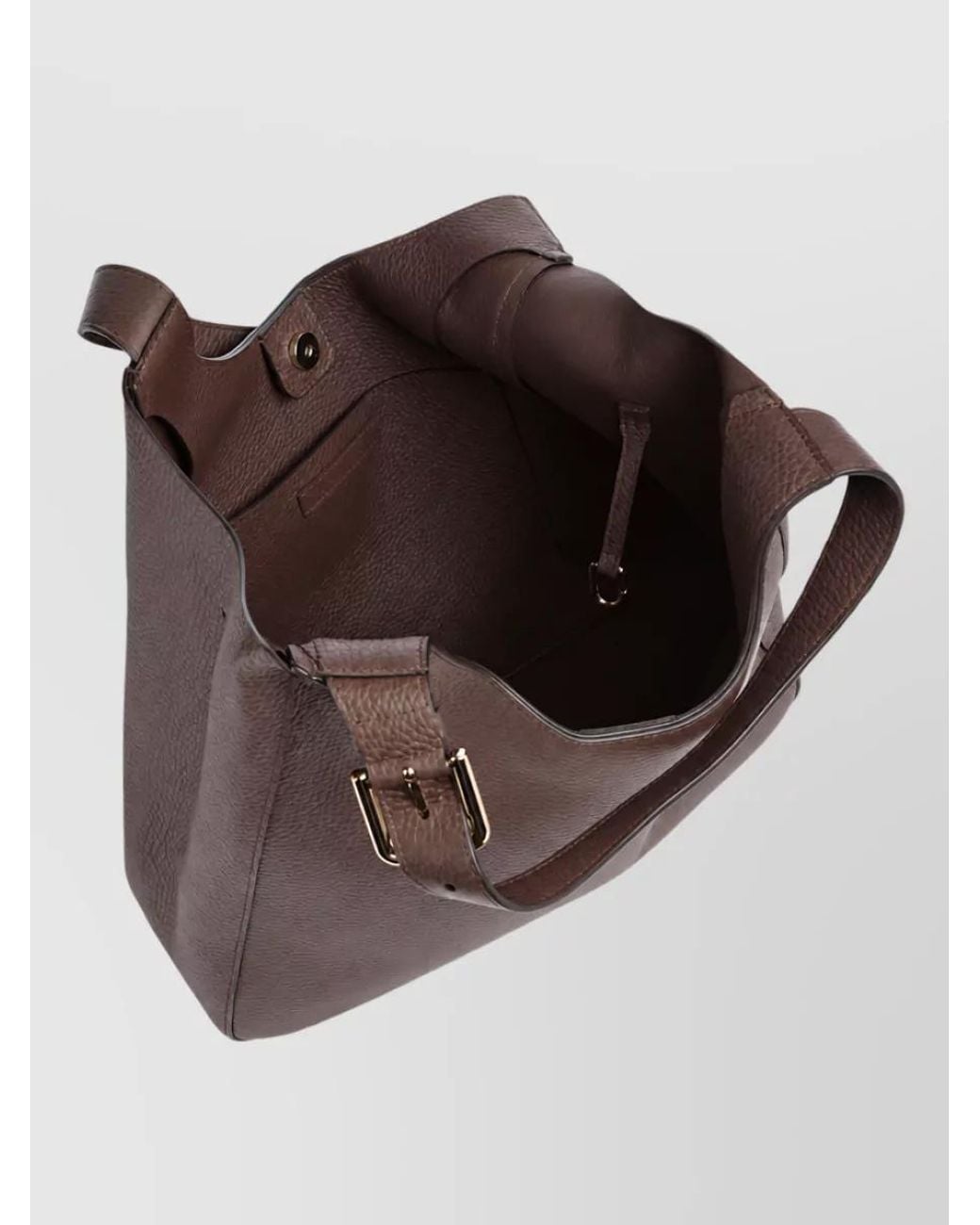 Furla Brown Na Leather Shoulder Bag
