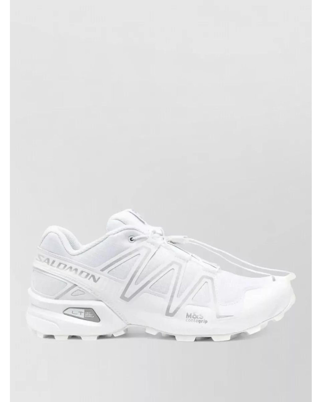 Salomon White Speedcross 3 Lace-Up Sneakers