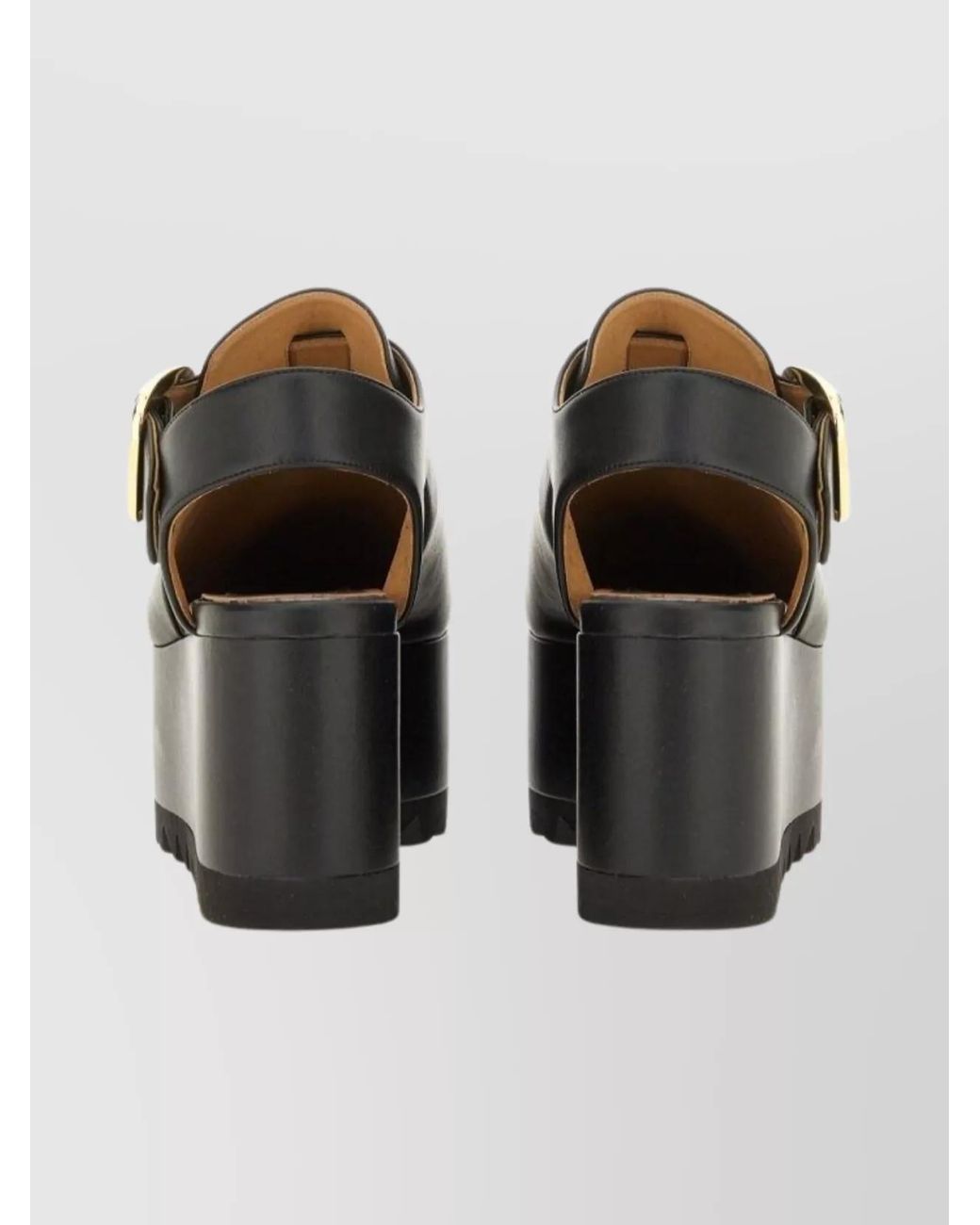 Stella McCartney Black Platform Sandals