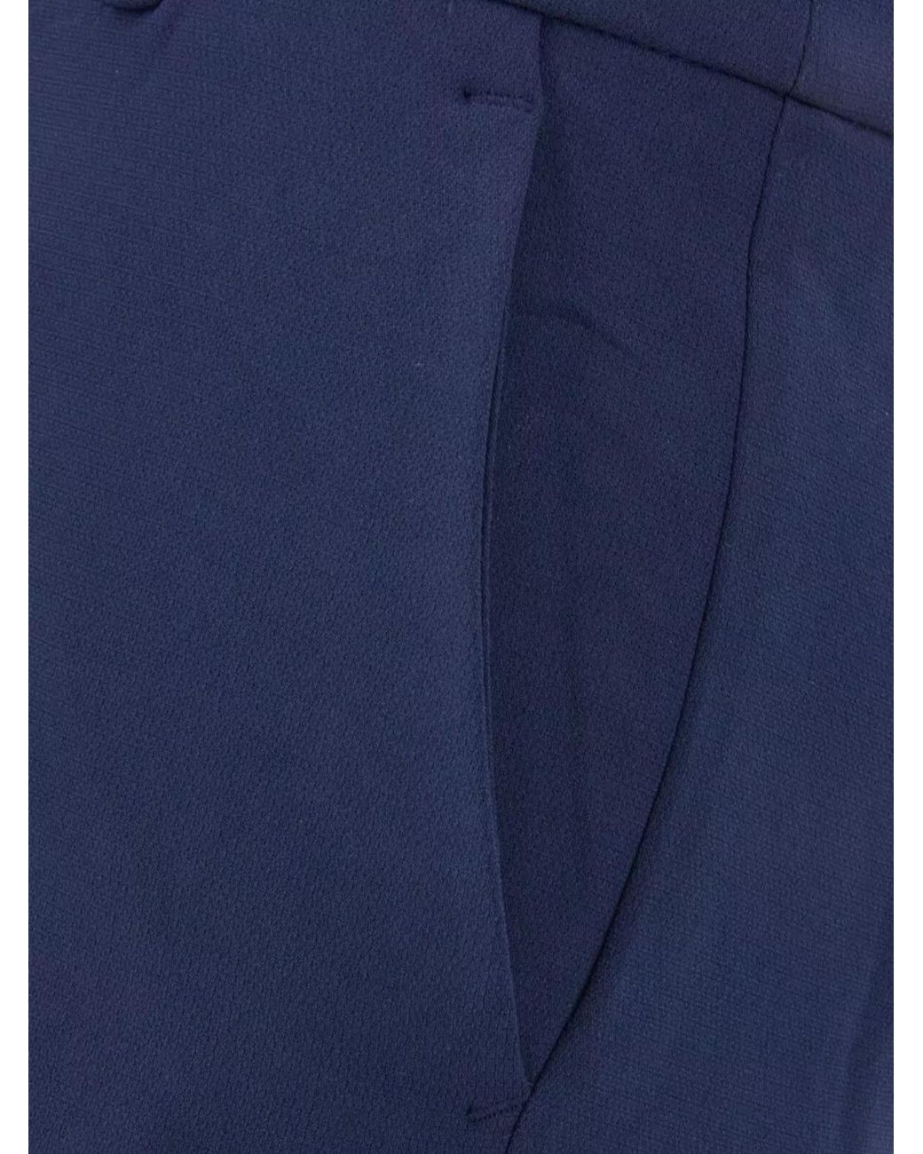 Michael Kors Blue Flared Tailored Trousers
