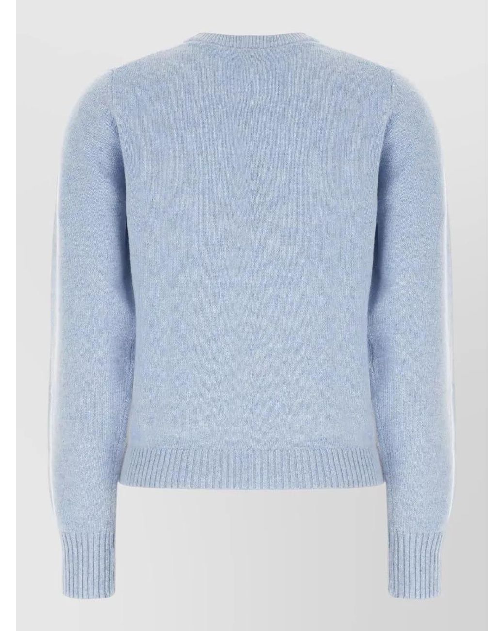 Ganni Blue Wool Blend Sweater
