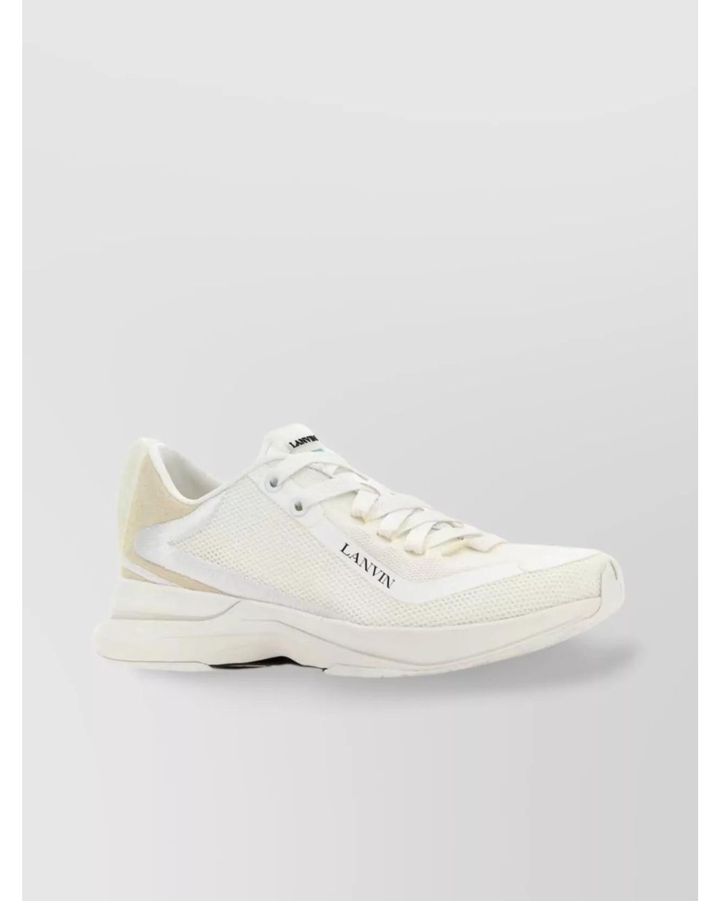 Lanvin White Leather Runner Sneakers for men