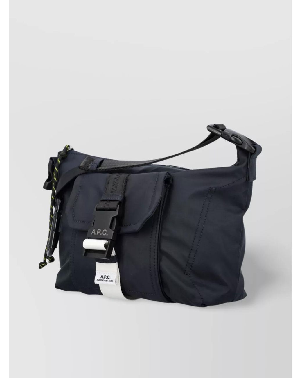 A.P.C. Blue Trek Adjustable Strap Messenger Bag for men