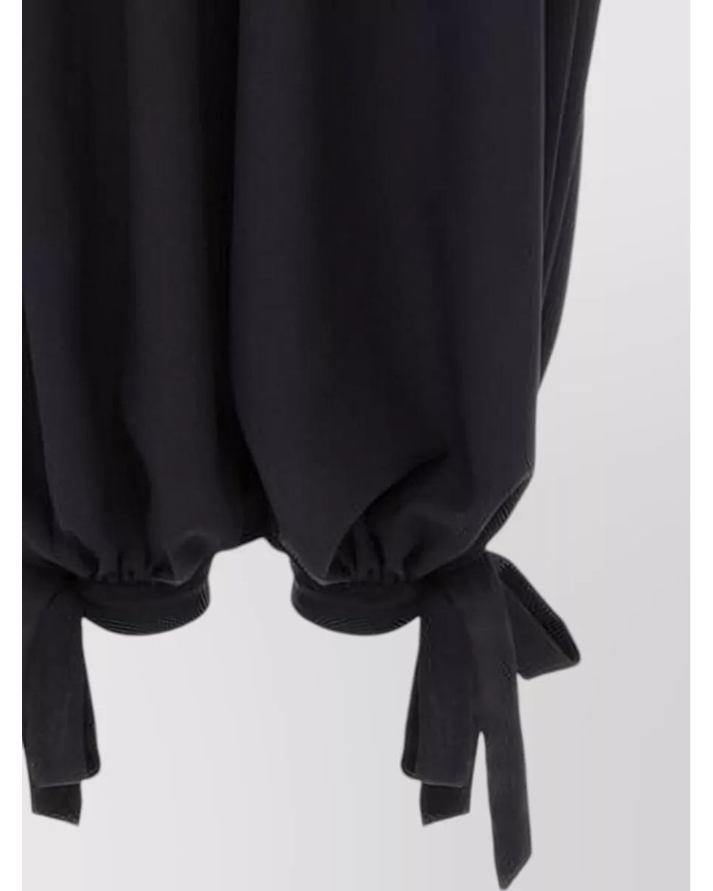 Chloé Blue Silk Pleated Tapered Trousers