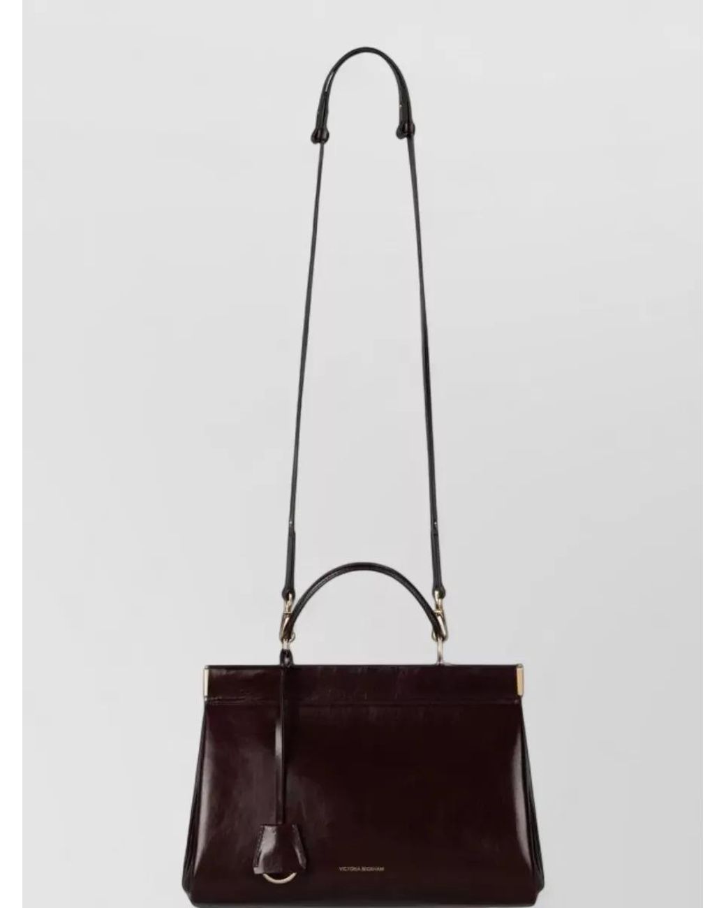 Victoria Beckham Black Na Calf Leather Clutch Bag