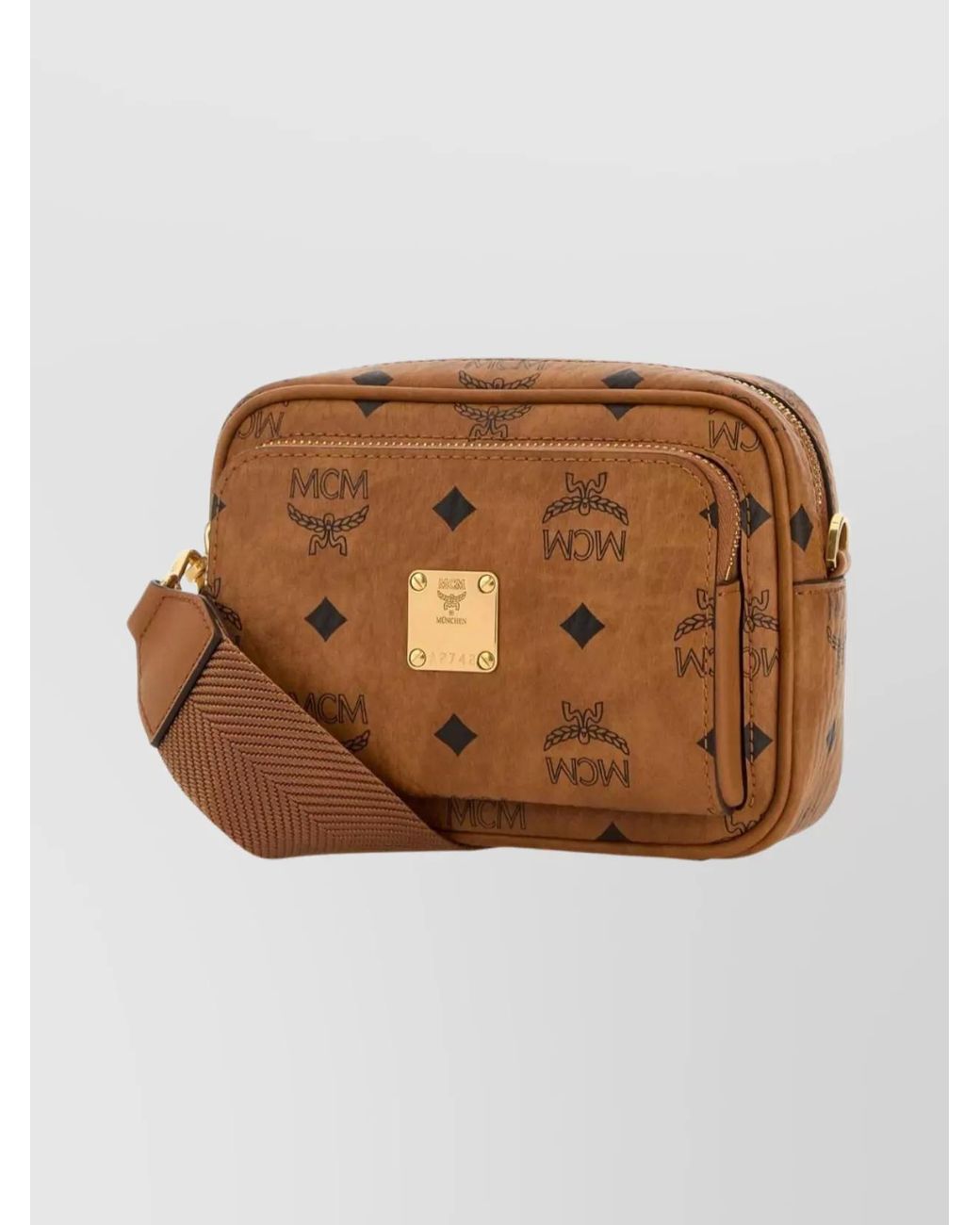 MCM Brown Aren Shoulder Bag