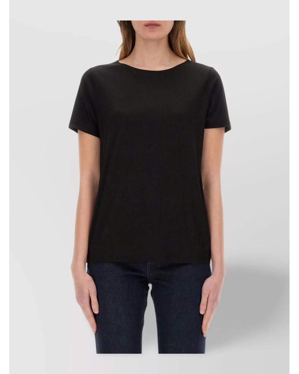 Fay Black Regular-Fit T-Shirt
