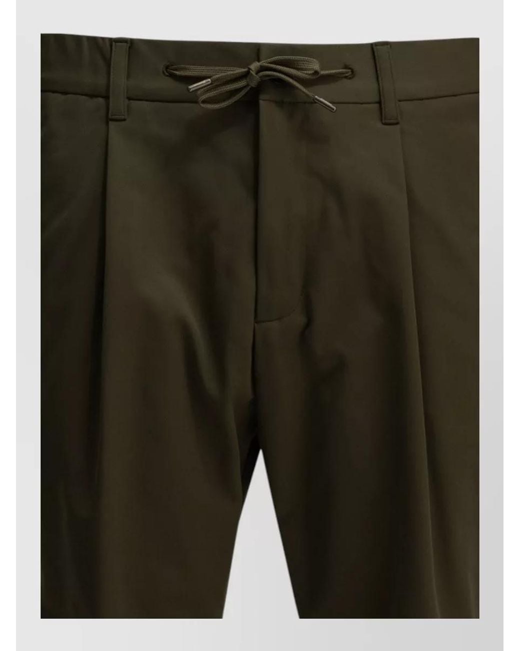 Herno Green Tailored Shorts for men