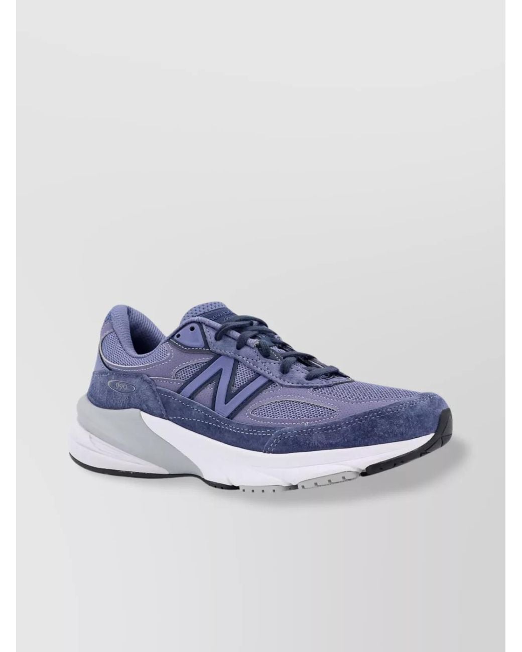 New Balance Blue Suede And Nylon Low-Top Sneakers for men