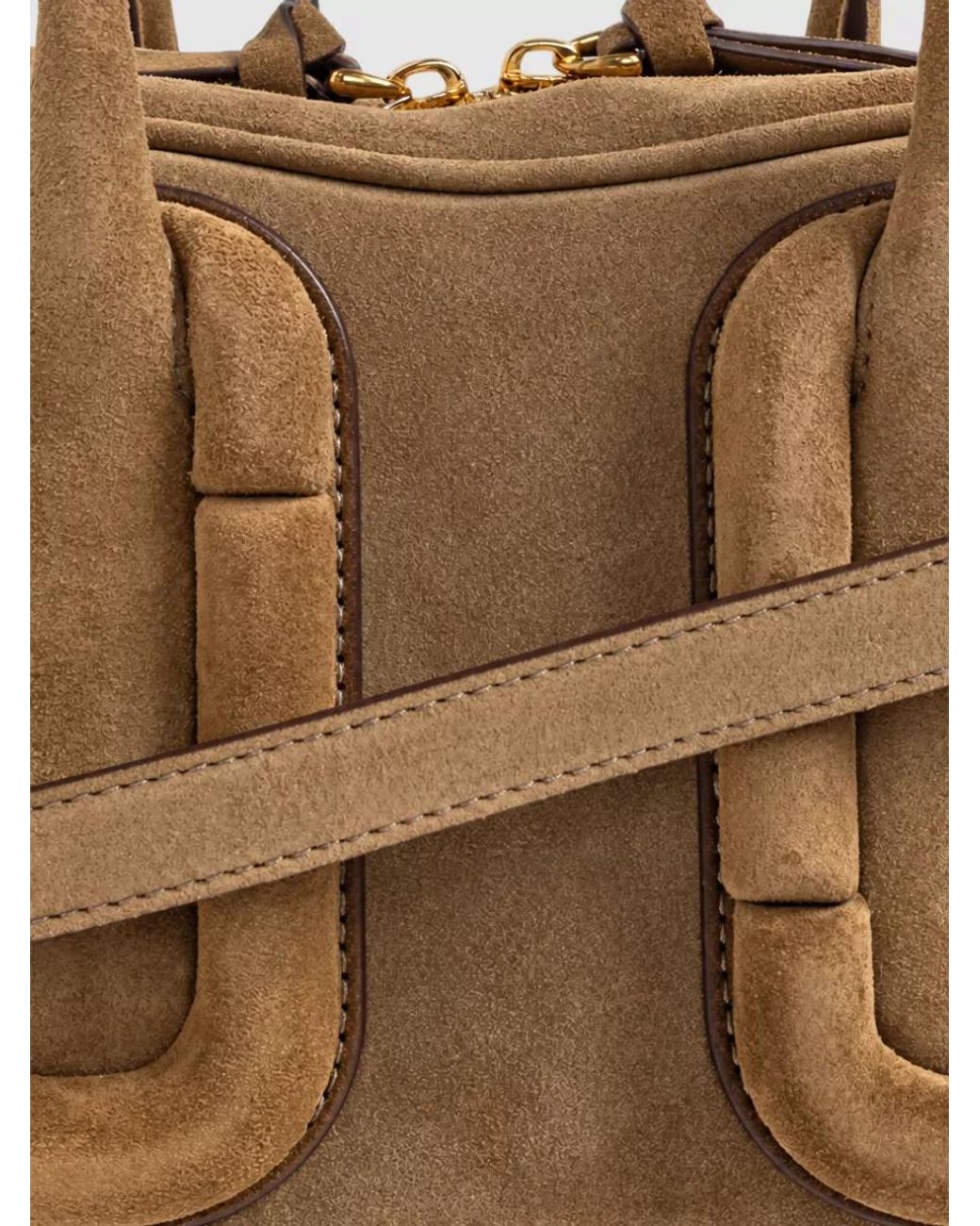 Marc Jacobs Brown The Bauletto Suede Shoulder Bag