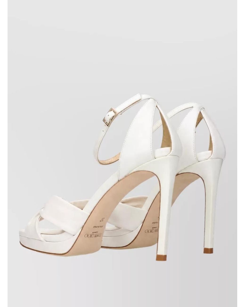 Jimmy Choo Natural Leather Platform Sandals