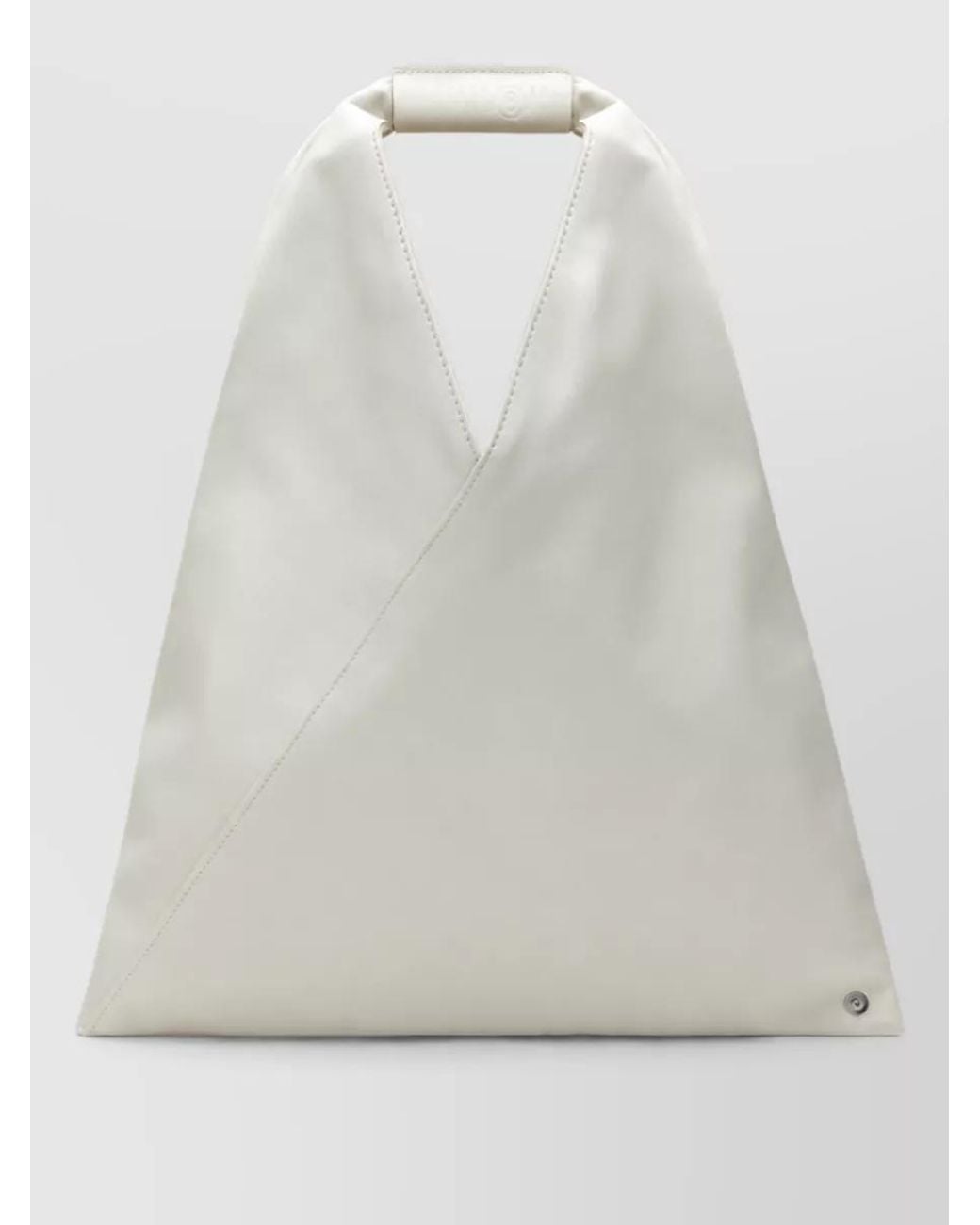 MM6 by Maison Margiela White Japanese Small Tote Bag