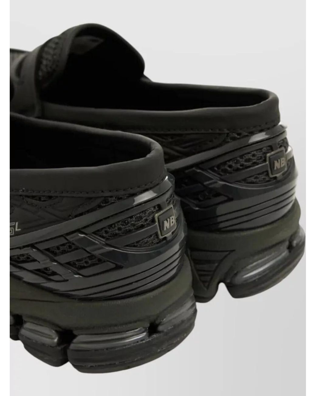 New Balance Black Mesh Slip-On Sneakers