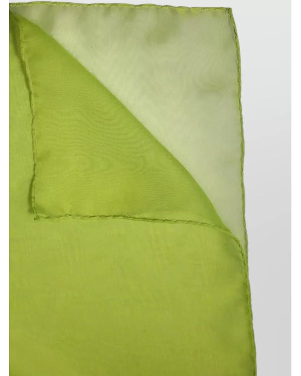 Dolce & Gabbana Green Silk Rectangle Scarf