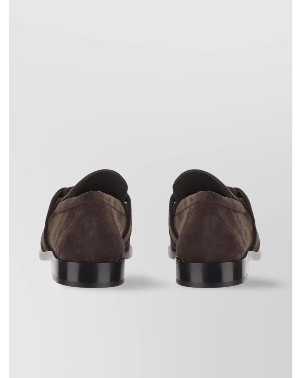 Bottega Veneta Black Suede Astaire Loafers