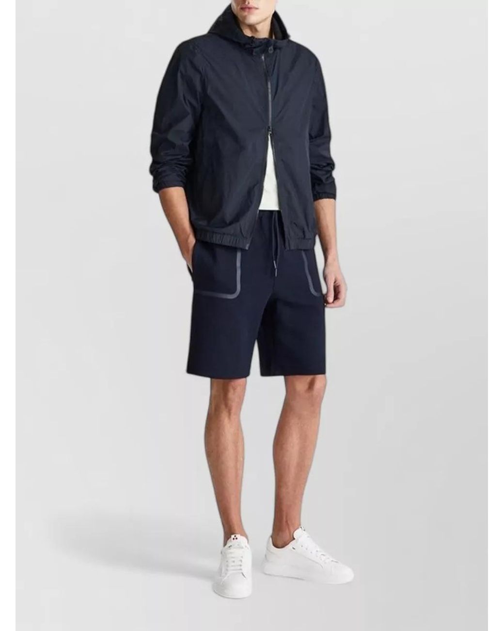 Peuterey Blue Raincoat for men
