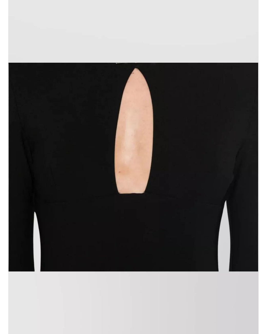 Blumarine Black Cutout Mini Dress