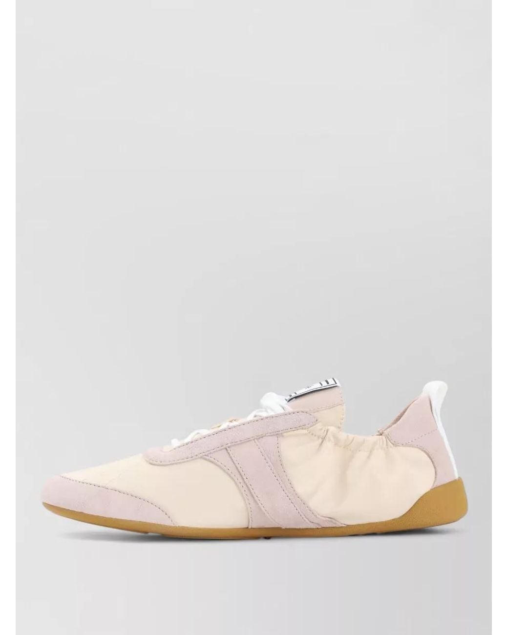Chloé Natural Leather Low-Top Sneakers