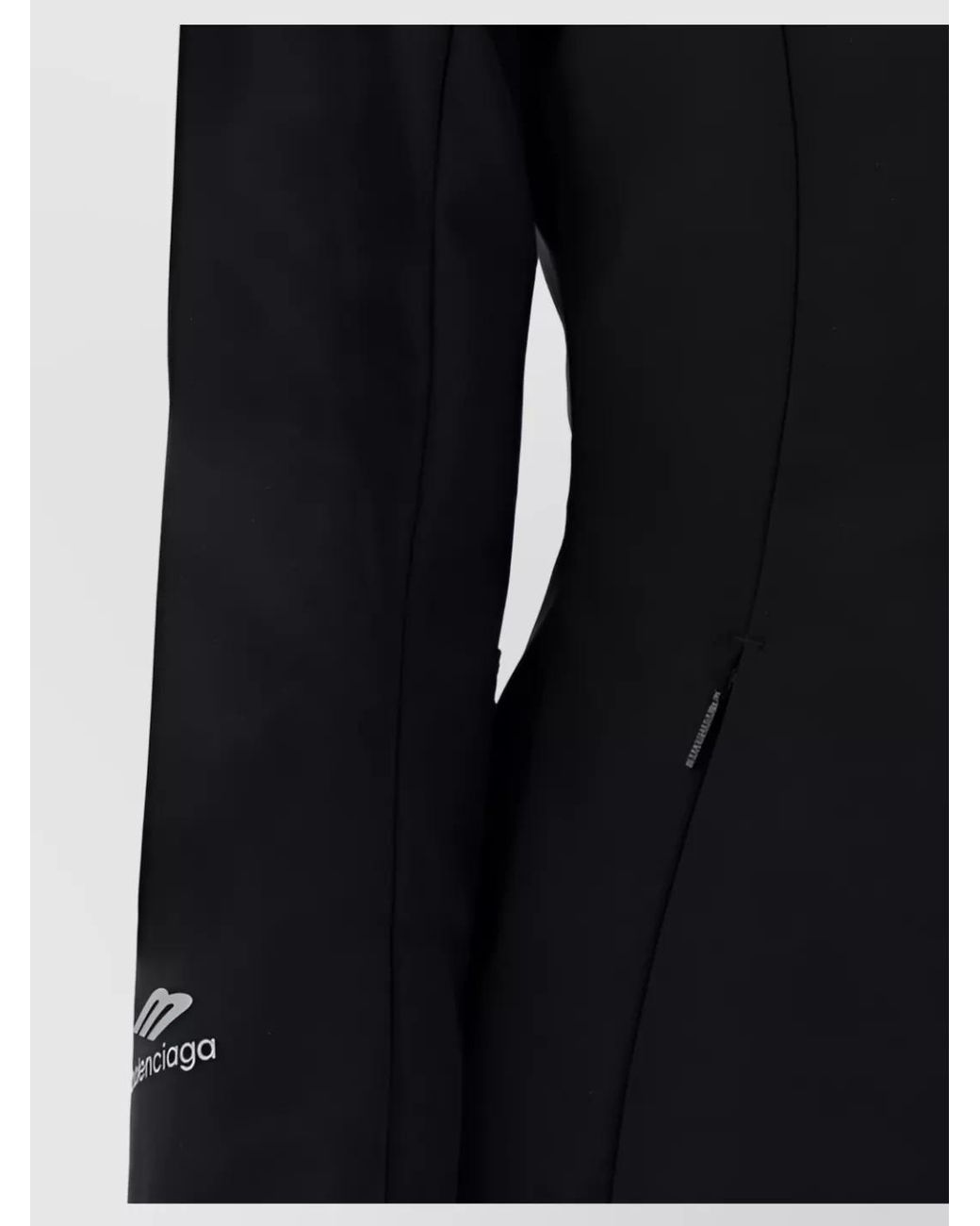 Balenciaga Blue Nylon Ski Hourglass Parka