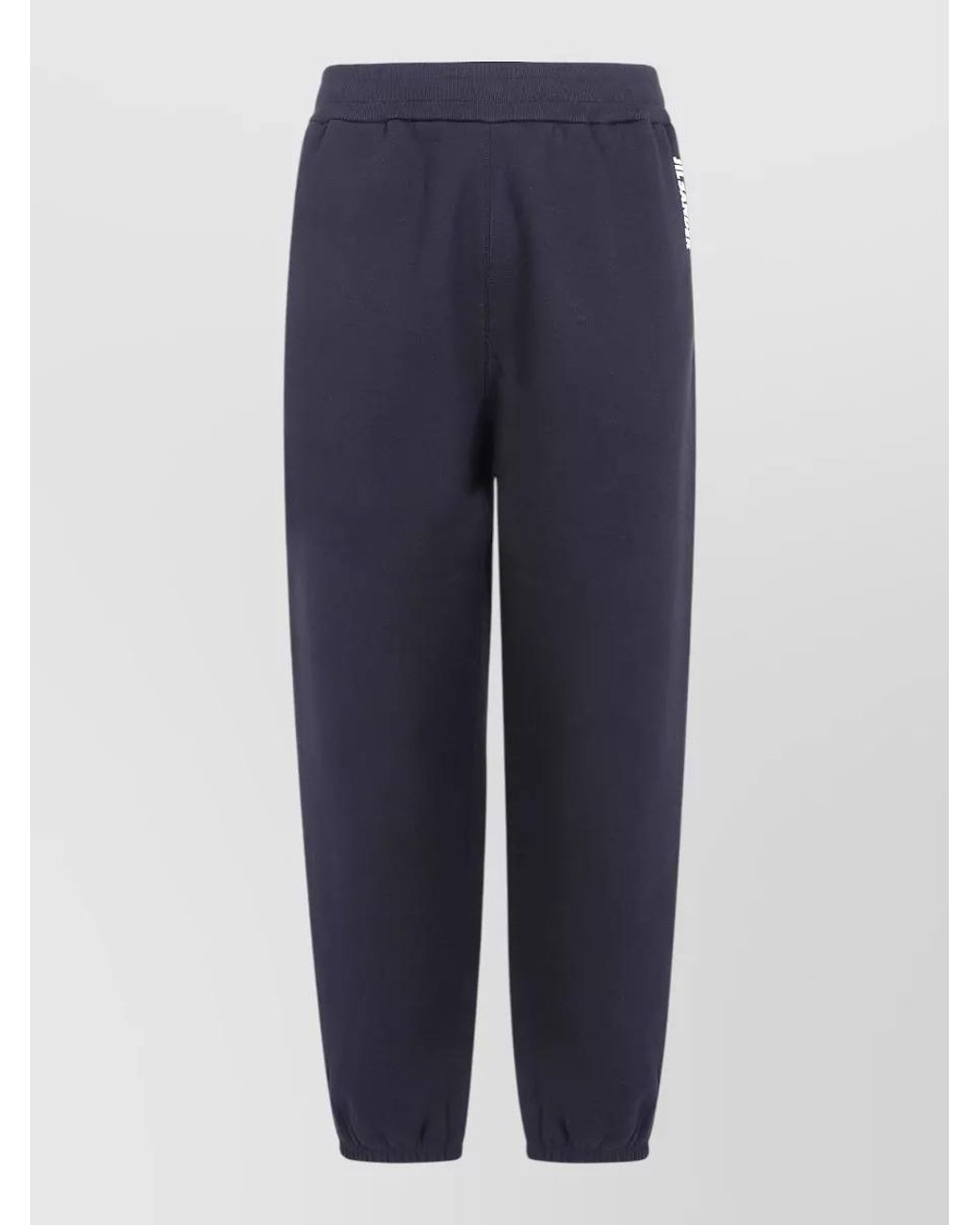 Jil Sander Blue Cotton Track Pants for men