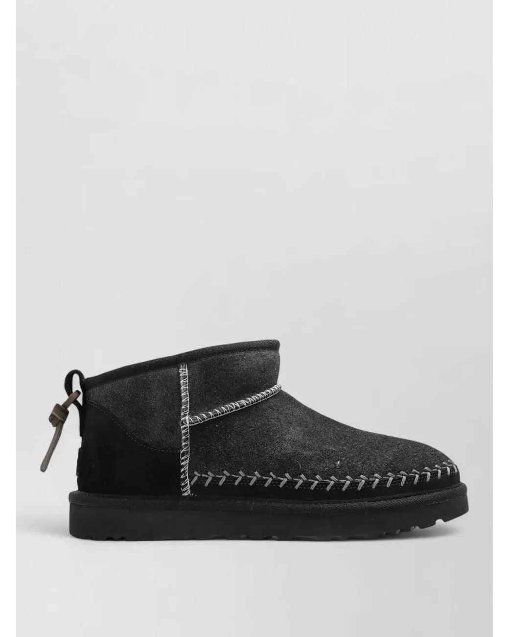 Ugg Black Suede Classic Ultra Mini Boots
