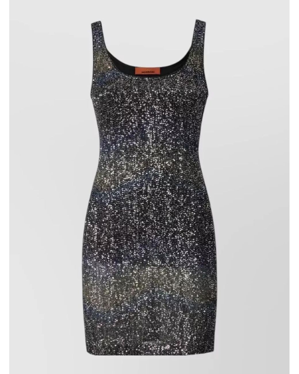 Missoni Black Embellished Mini Dress