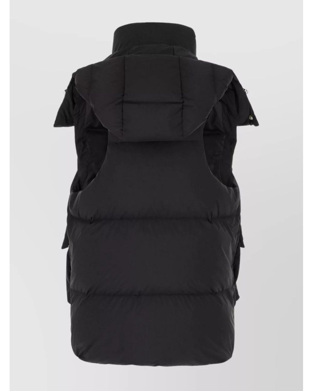 Moncler Genius Black Nylon Sleeveless Down Jacket
