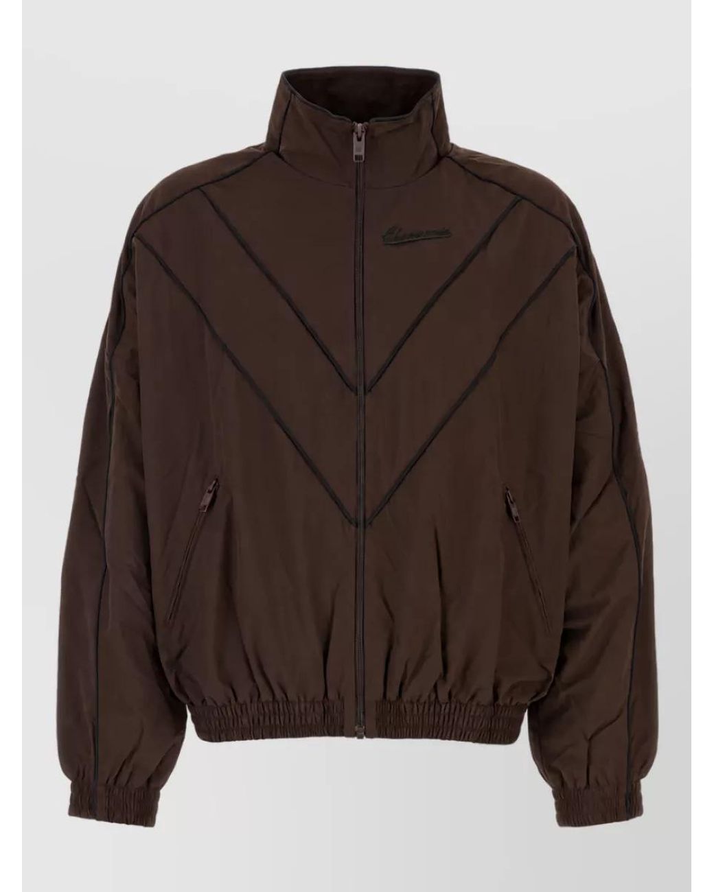Willy Chavarria Brown Nylon Padded Coat for men