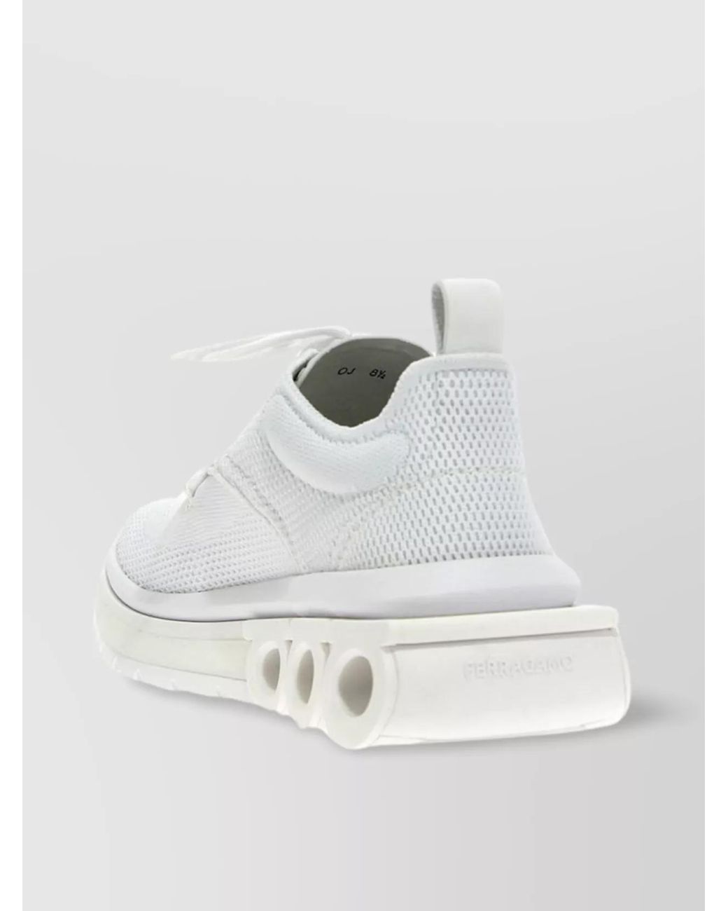 Ferragamo White Low-Top Sneakers