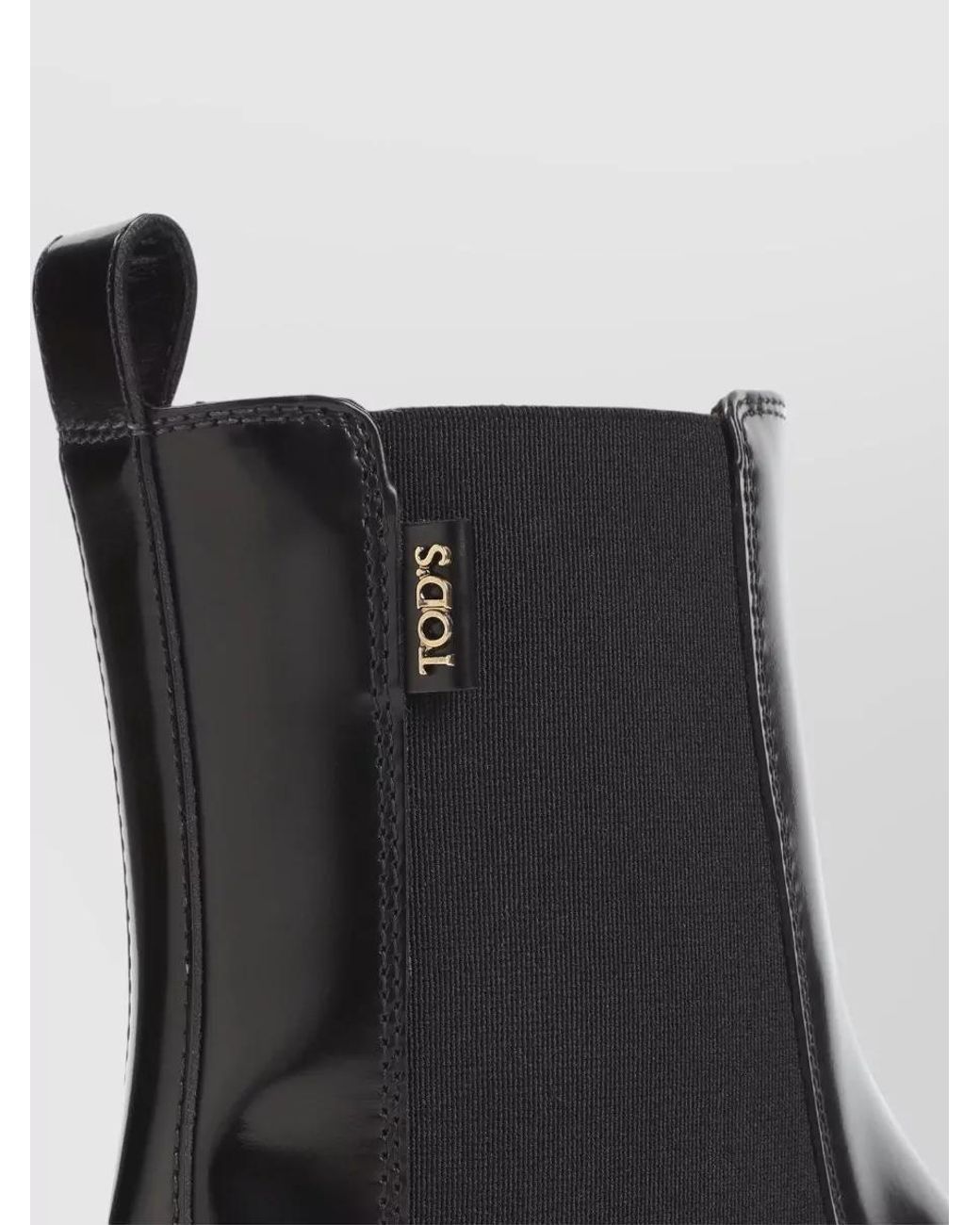 Tod's Black Leather Ankle Boots