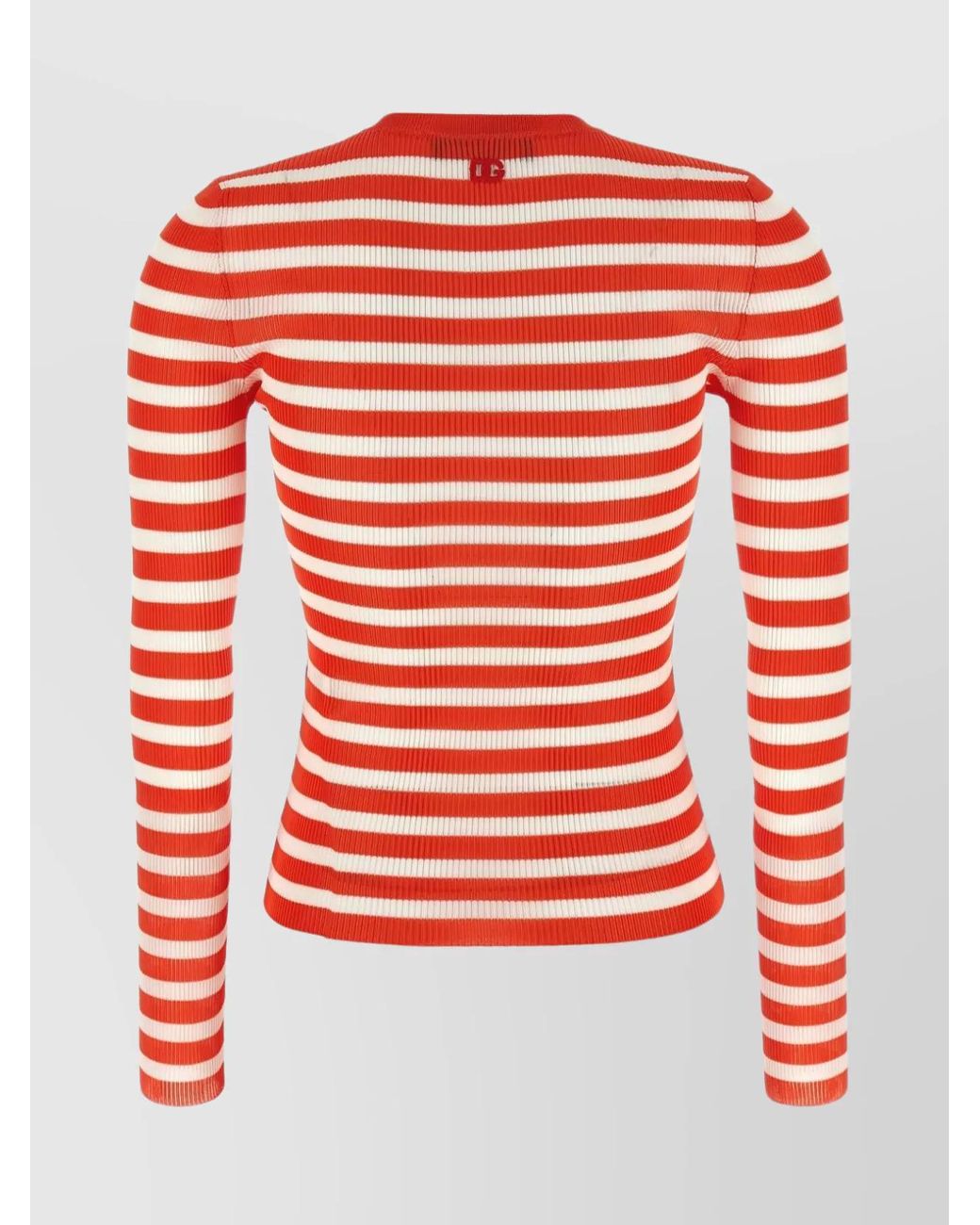 Dolce & Gabbana Red Striped Pattern Cardigan