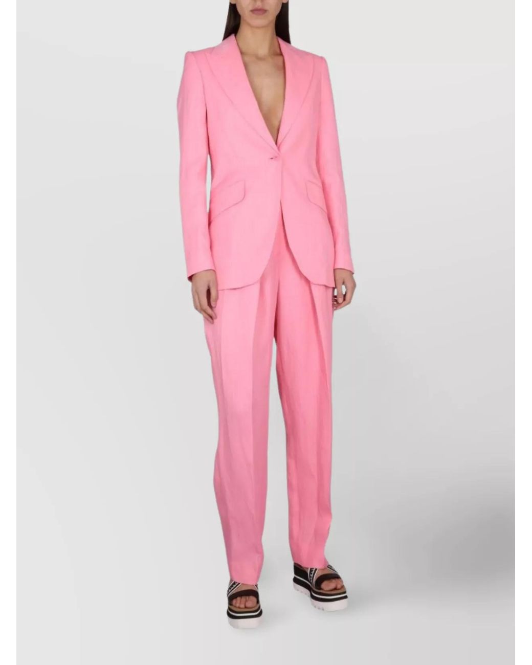 Stella McCartney Pink Single-Breasted Blazer