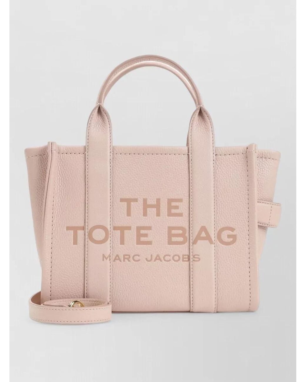 Marc Jacobs Pink The Tote Bag Small Leather Tote Bag