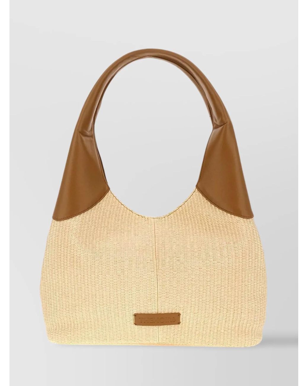 THEMOIRÈ Natural Straw Shoulder Bag