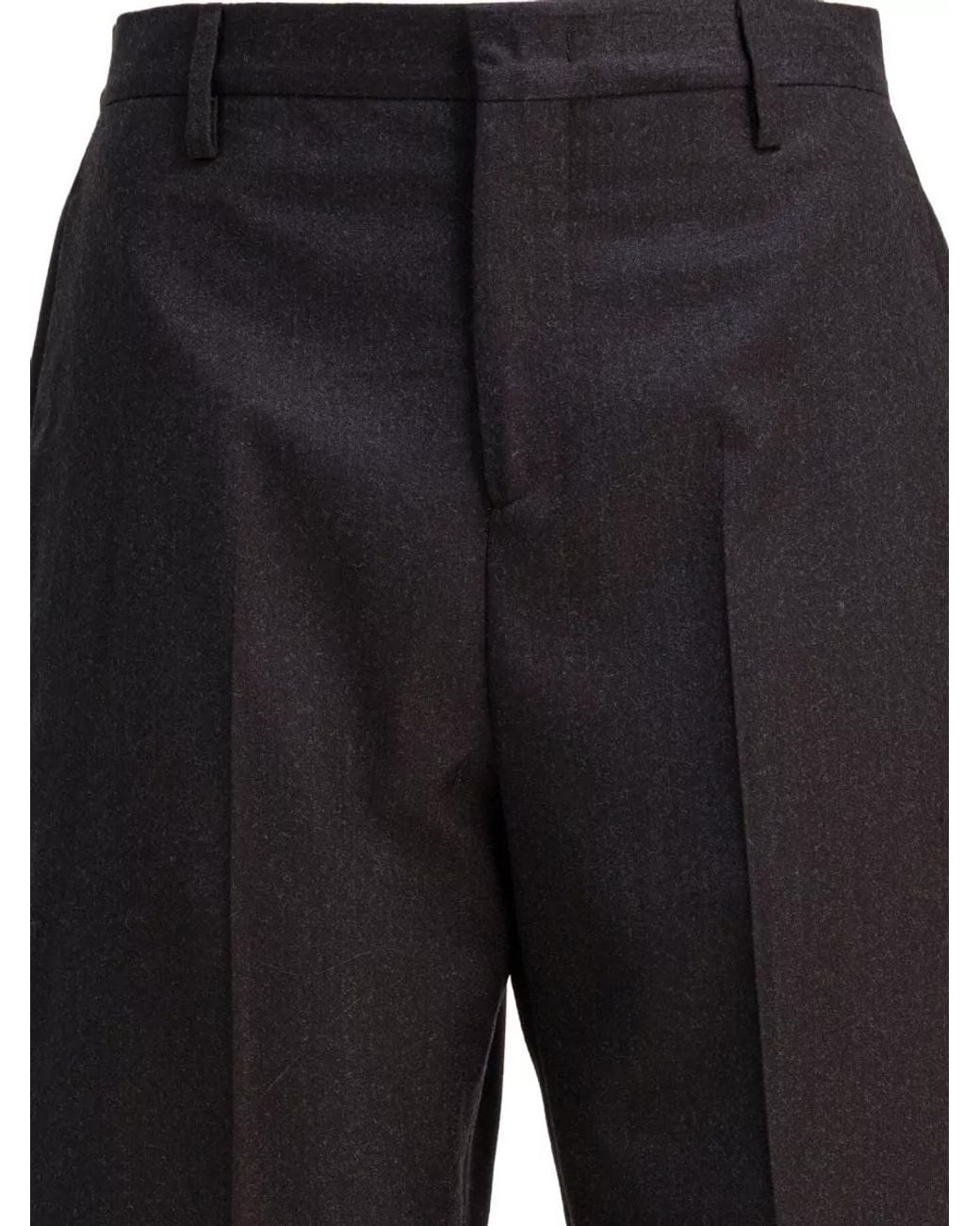 Briglia 1949 Black Cashmere Tailored Trousers
