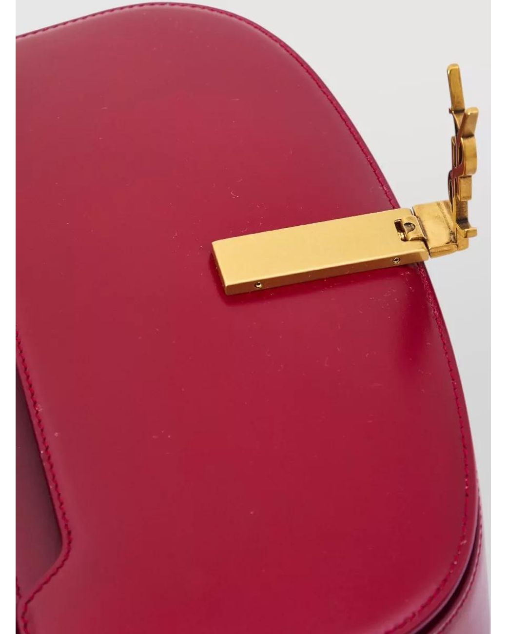 Saint Laurent Purple Voltaire Calfskin Shoulder Bag