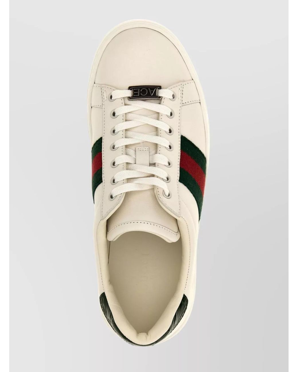Gucci Natural Leather Low-Top Sneakers